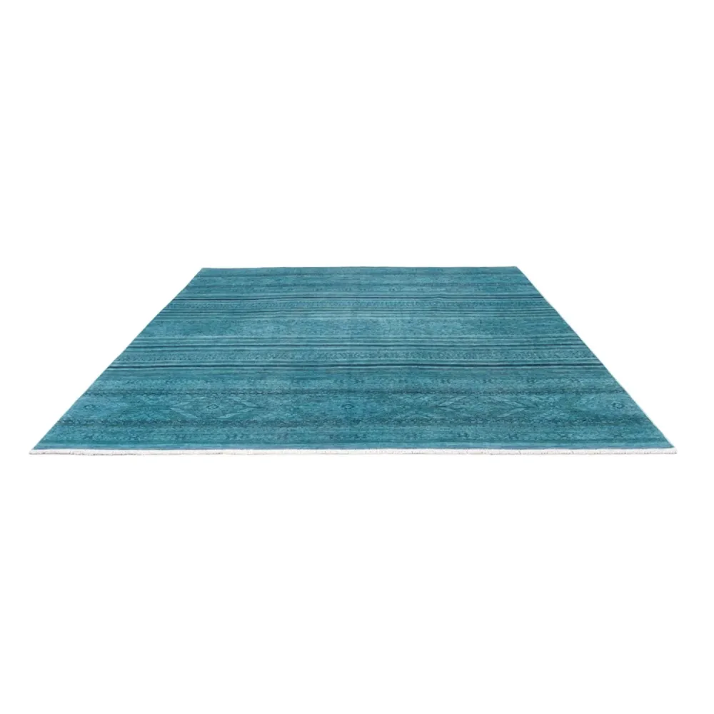 Designer teppe - 288 x 240 cm - turkis