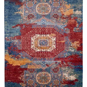 Designer teppe - 288 x 247 cm - flerfarget