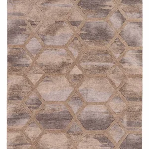 Designer teppe - 290 x 230 cm - karamell