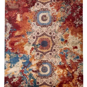 Designer teppe - 292 x 247 cm - flerfarget