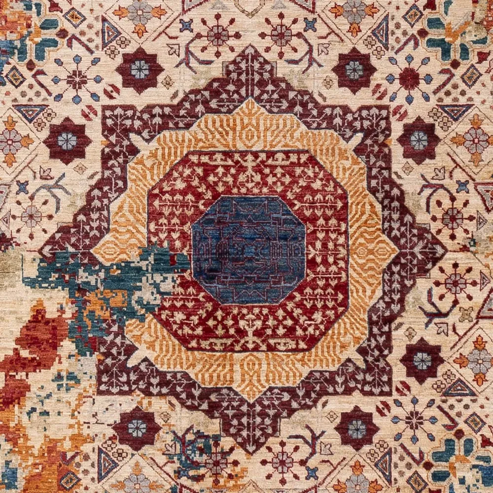 Designer teppe - 292 x 247 cm - flerfarget