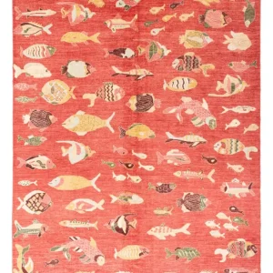 Designer teppe - 296 x 205 cm - flerfarget