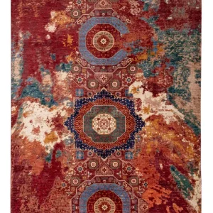 Designer teppe - 297 x 211 cm - flerfarget