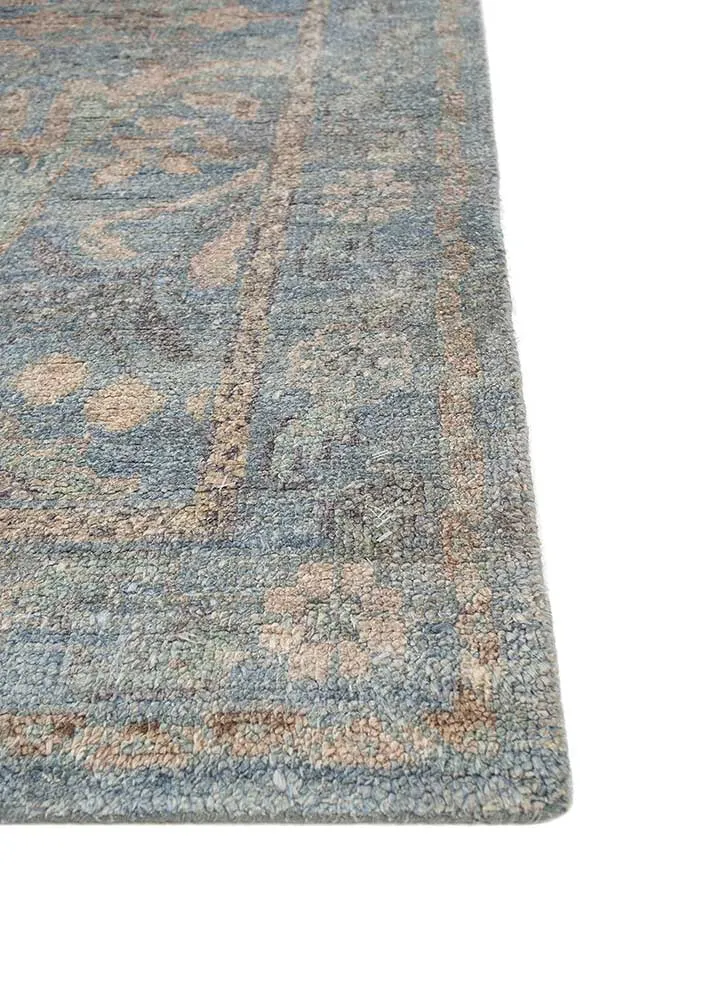 Designer teppe - 300 x 240 cm - blå