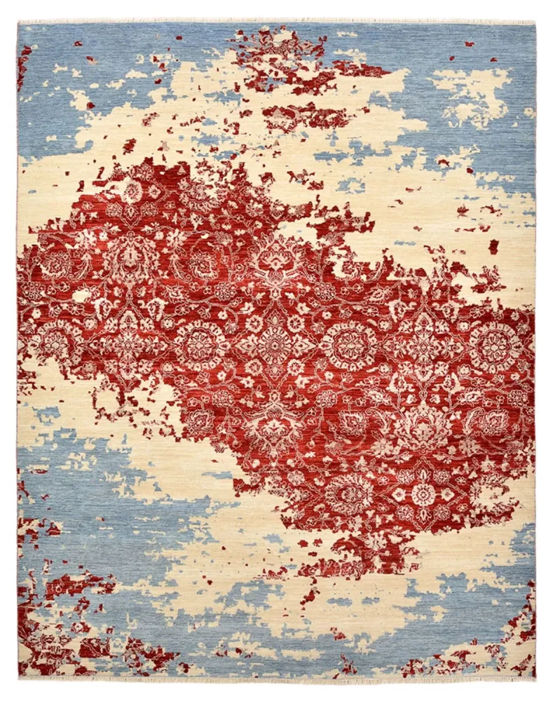 Designer teppe - 303 x 246 cm - flerfarget