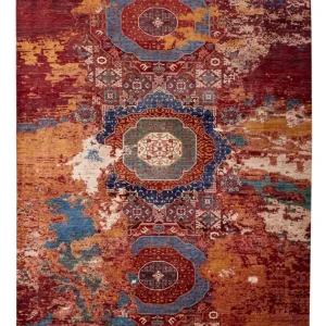 Designer teppe - 305 x 245 cm - flerfarget
