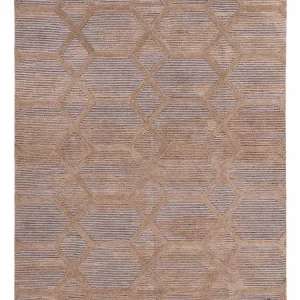 Designer teppe - 330 x 240 cm - karamell