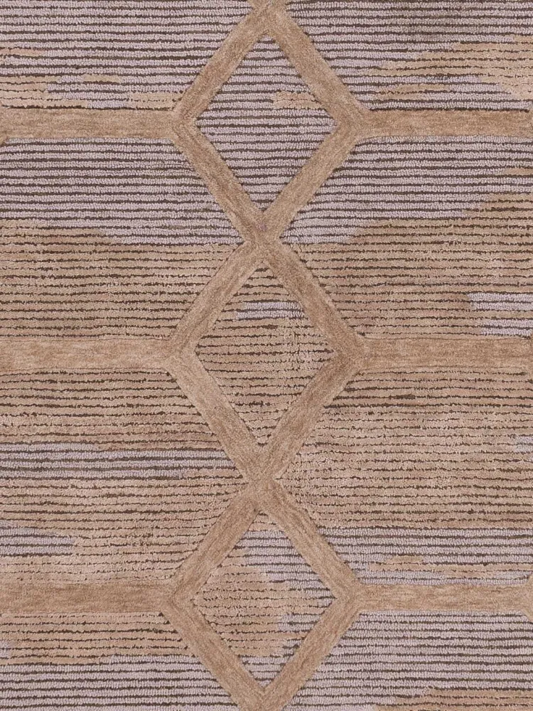 Designer teppe - 330 x 240 cm - karamell