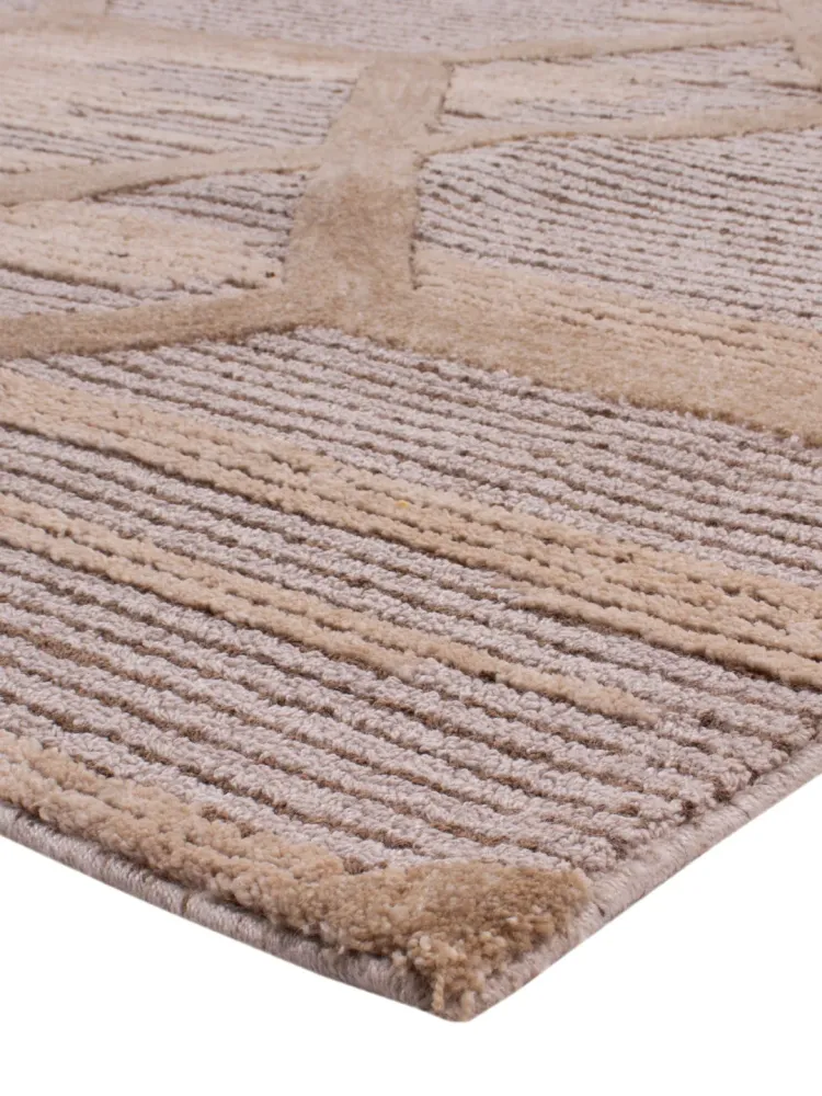 Designer teppe - 330 x 240 cm - karamell