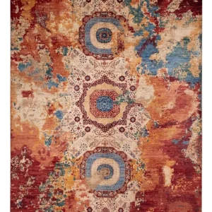 Designer teppe - 335 x 246 cm - flerfarget