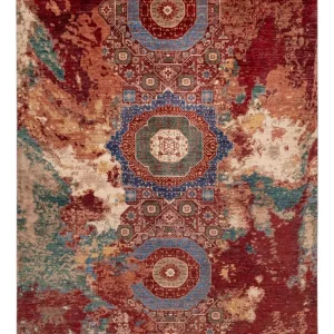 Designer teppe - 340 x 248 cm - flerfarget