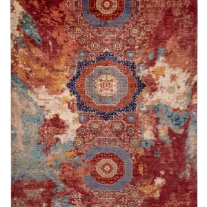 Designer teppe - 340 x 253 cm - flerfarget