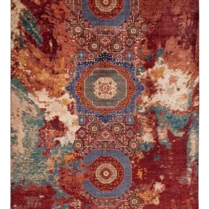 Designer teppe - 346 x 245 cm - flerfarget