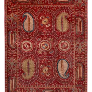 Designer teppe - 350 x 260 cm - rød