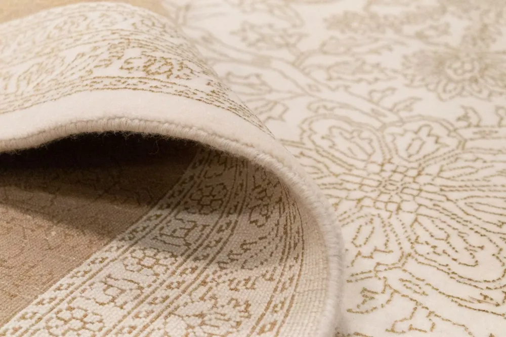 Designer teppe - 357 x 251 cm - beige