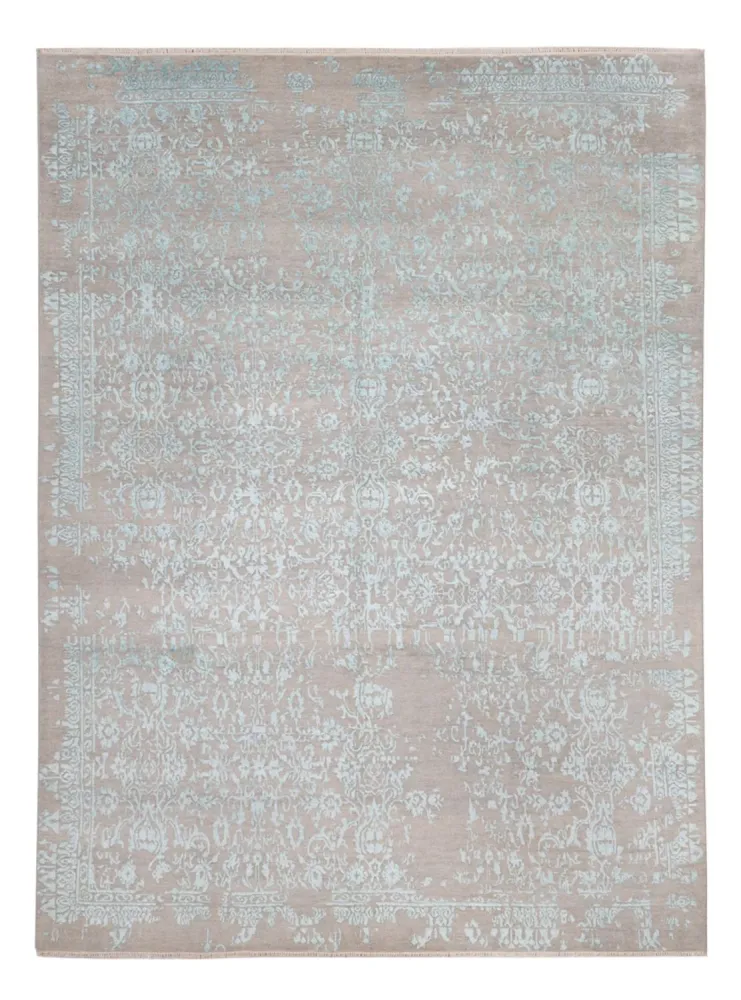 Designer teppe - 358 x 270 cm - lyseblå