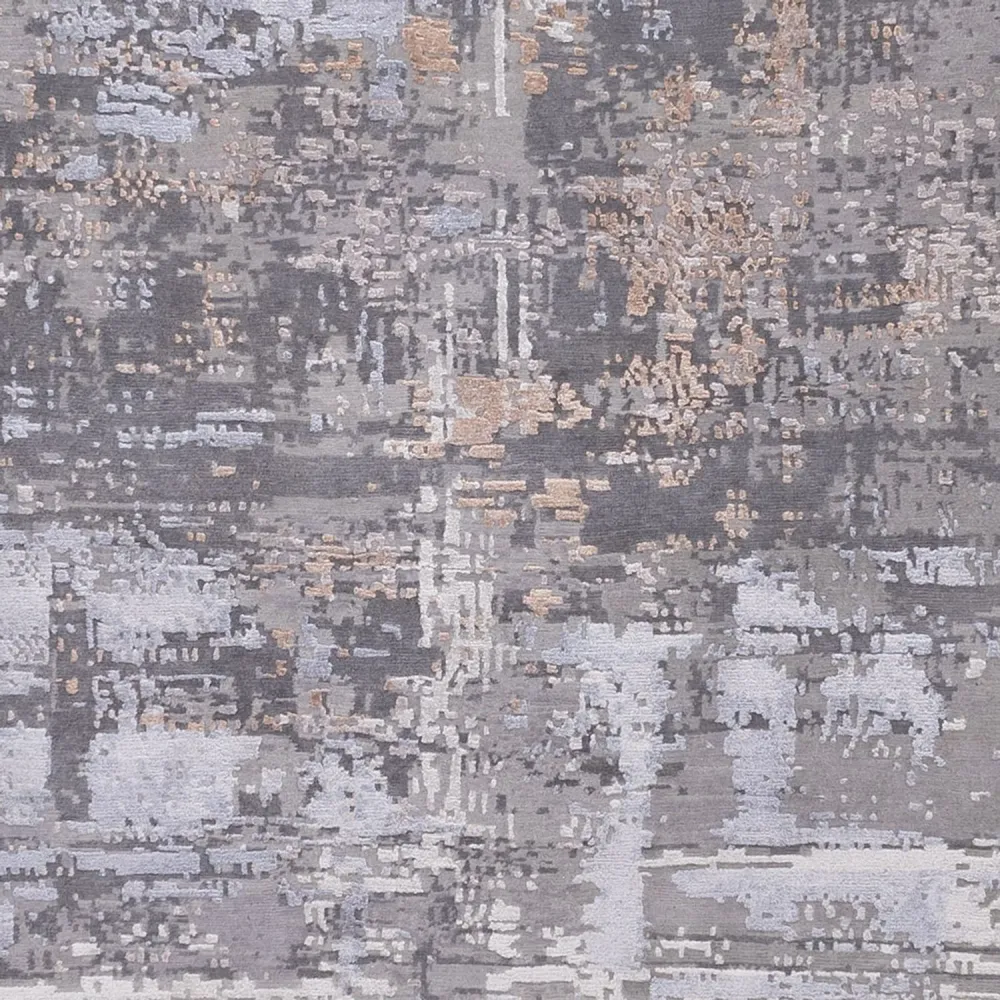 Designer teppe - 359 x 255 cm - lysegrå