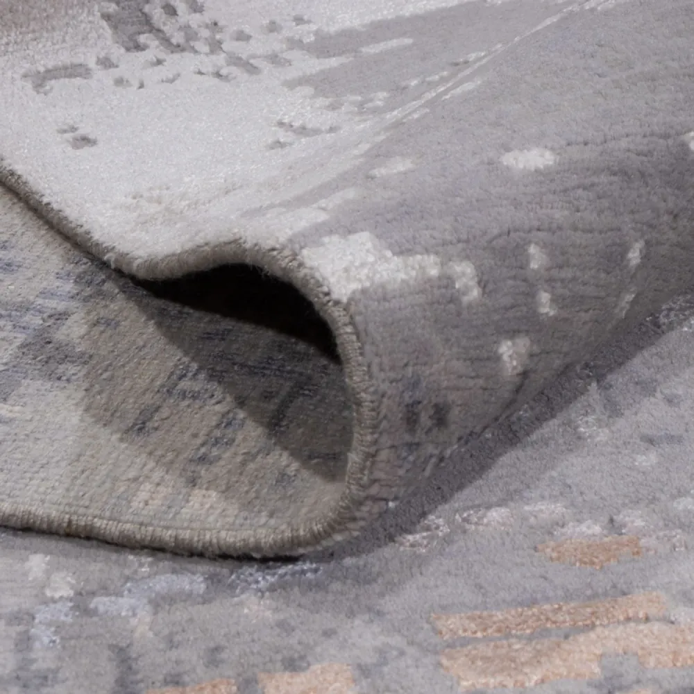 Designer teppe - 359 x 255 cm - lysegrå
