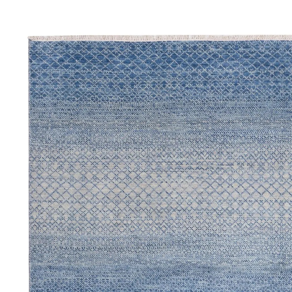 Designer teppe - 365 x 277 cm - lyseblå