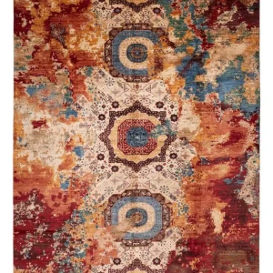 Designer teppe - 385 x 302 cm - flerfarget