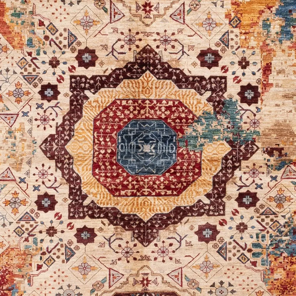 Designer teppe - 385 x 302 cm - flerfarget
