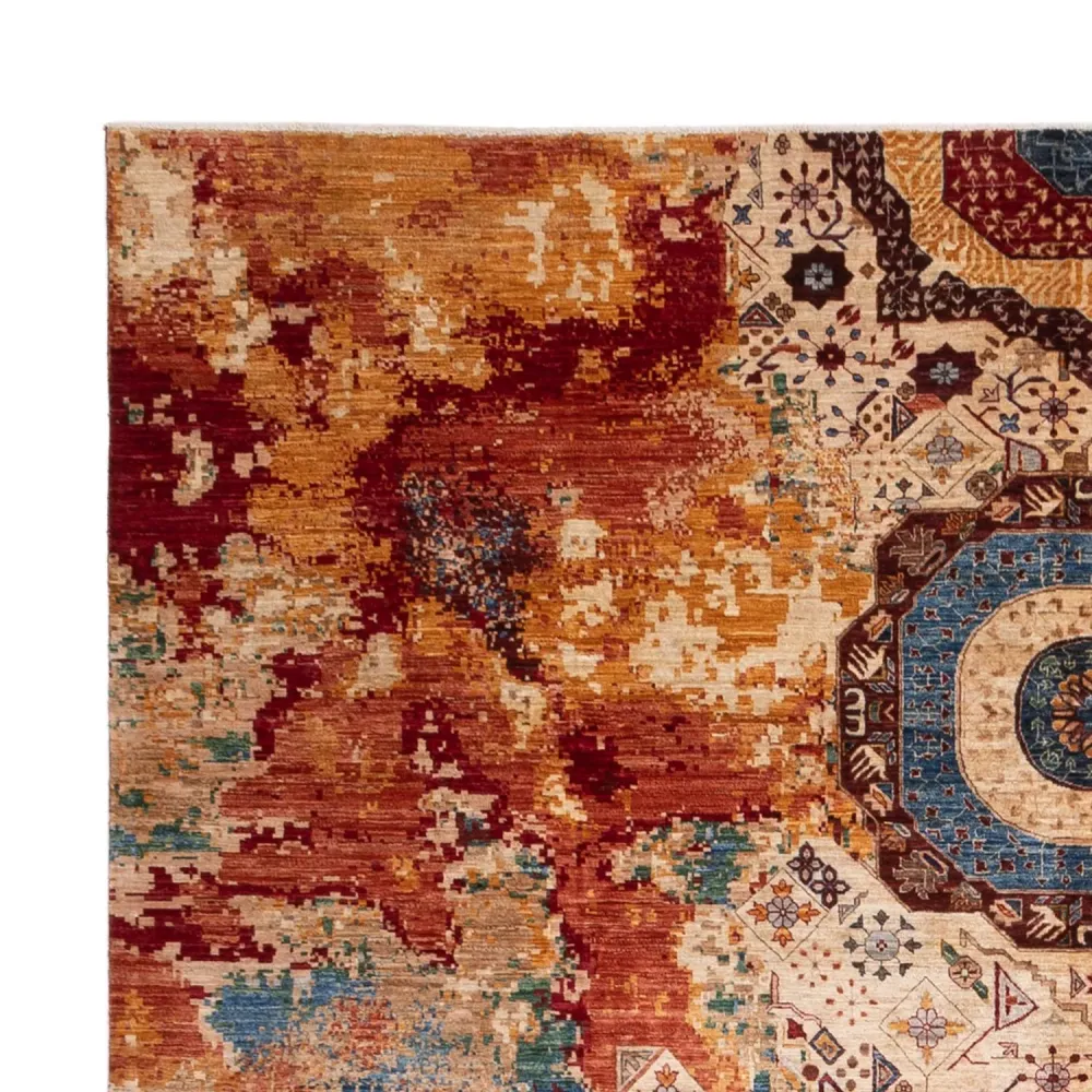 Designer teppe - 385 x 302 cm - flerfarget