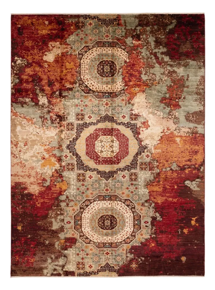 Designer teppe - 391 x 295 cm - flerfarget