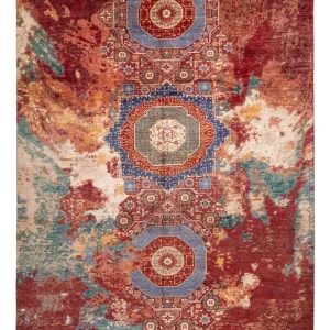Designer teppe - 391 x 306 cm - flerfarget
