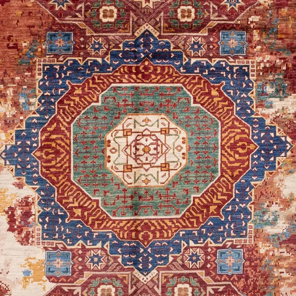 Designer teppe - 391 x 306 cm - flerfarget