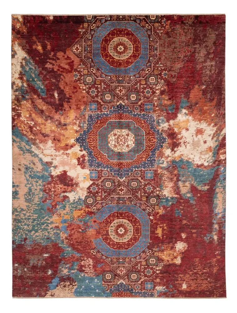Designer teppe - 393 x 294 cm - flerfarget