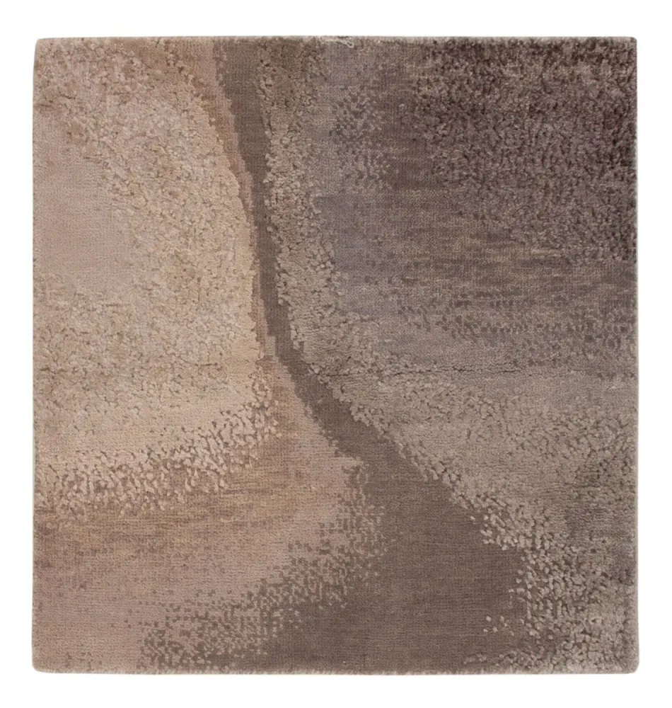 Designer teppe - 60 x 60 cm - beige
