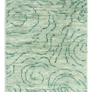 Designer teppe - 90 x 62 cm - grønn