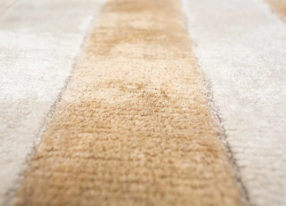 Designer teppe oval - 270 x 180 cm - brun