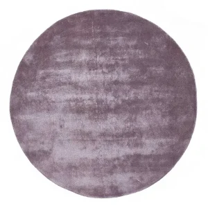 Designer teppe rundt - 180 x 180 cm - lilla