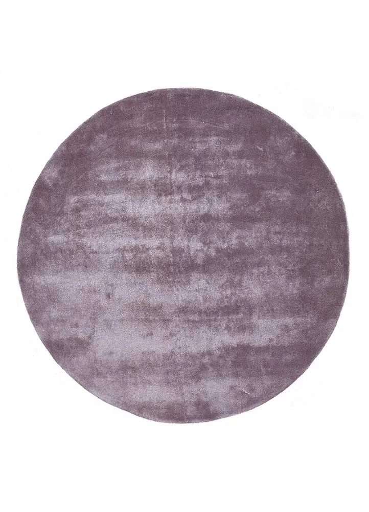 Designer teppe rundt - 180 x 180 cm - lilla