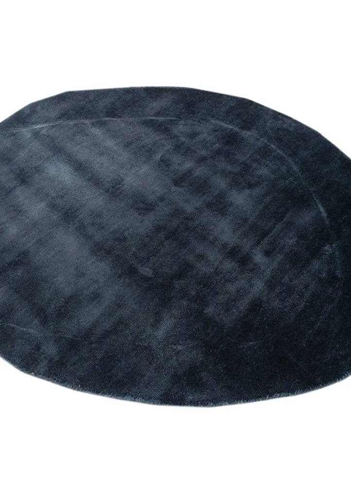 Designer teppe spesiell form - 140 x 122 cm - antrasitt