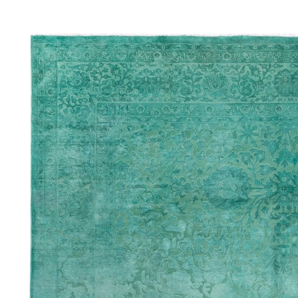 Designer teppe - Vintage / Farget - 428 x 311 cm - grønn