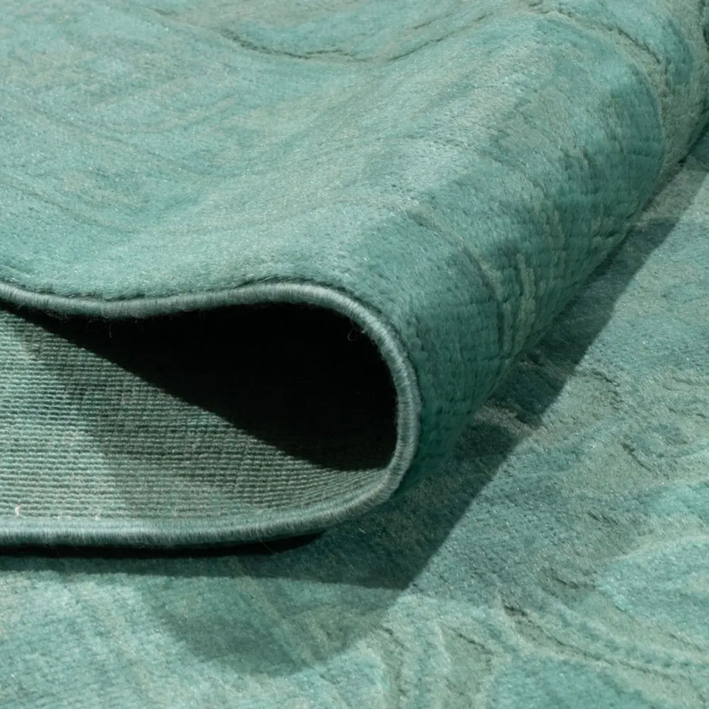 Designer teppe - Vintage / Farget - 428 x 311 cm - grønn