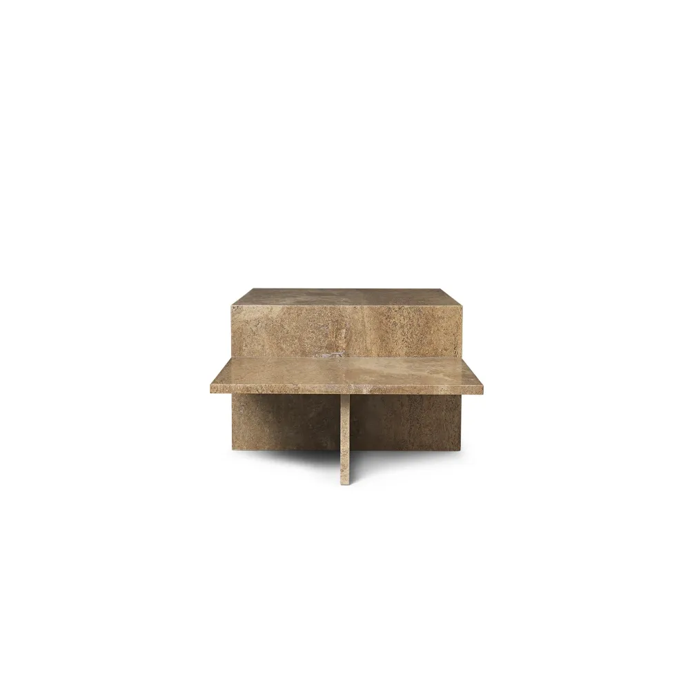 Distinct Sofabord Mørkebrun Travertine
