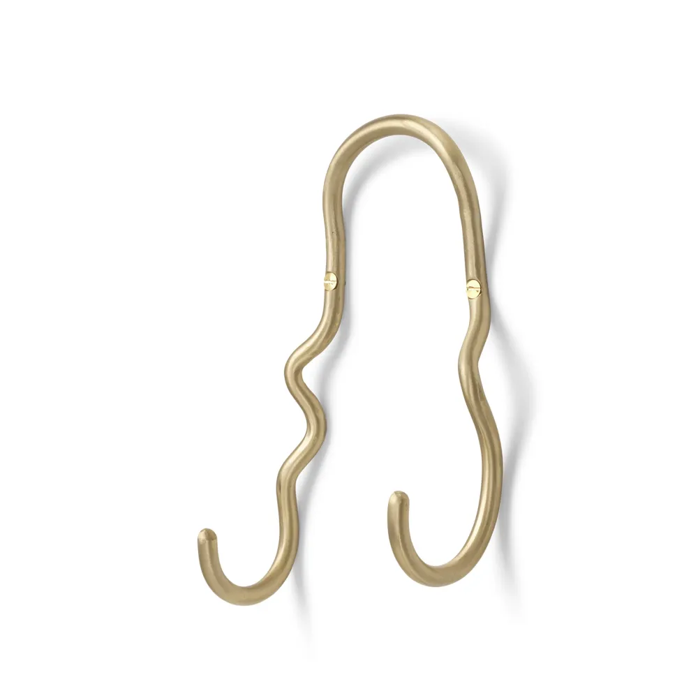 Dobbel Knagg Curvature Messing