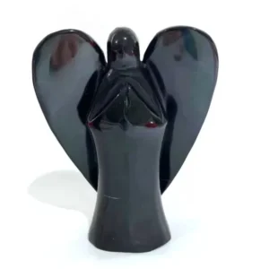 Ekstra stor Sort Obsidian Engel , ca 15cm