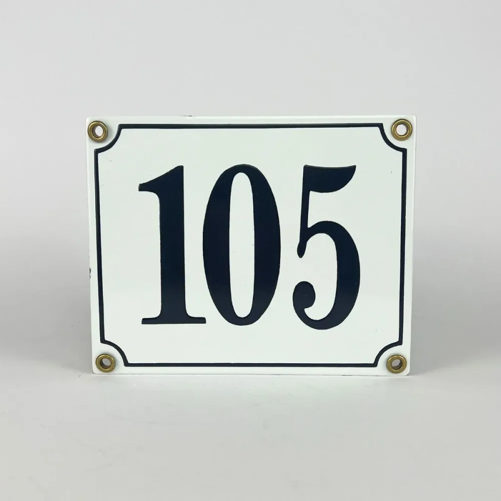 Emaljeskilt 105