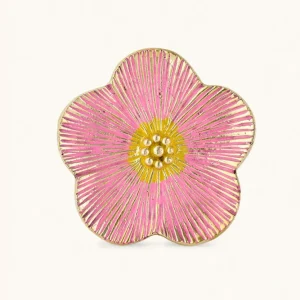 Fat - Faye flower plate pink - doing goods