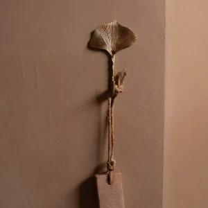 Flora Ginko Hook - knagg i messing