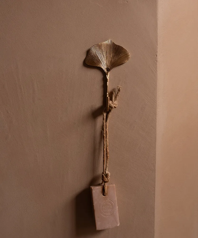 Flora Ginko Hook - knagg i messing