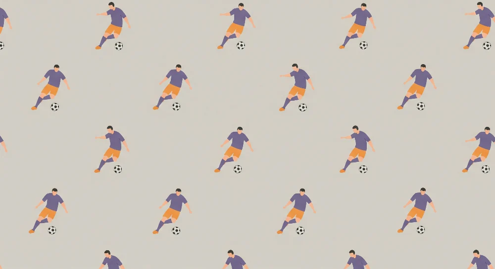 Fotballtapet barnesover | Spillere i aksjon på nøytral bakgrunn