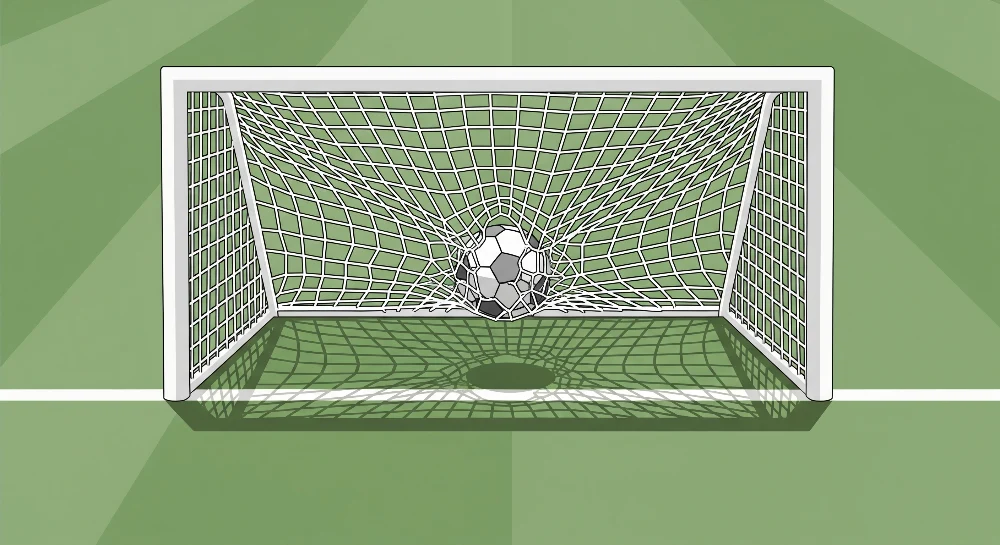Fotballveggtapet barnesover | Ball i mål