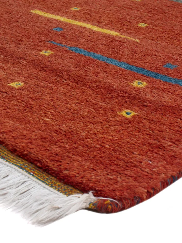 Gabbeh teppe - Indus - 140 x 70 cm - karamell
