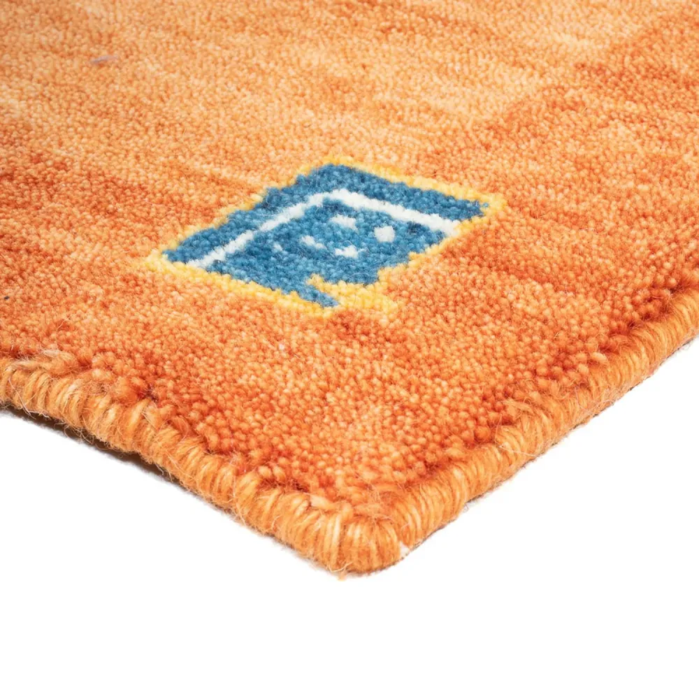 Gabbeh teppe - Indus - 140 x 70 cm - oransje