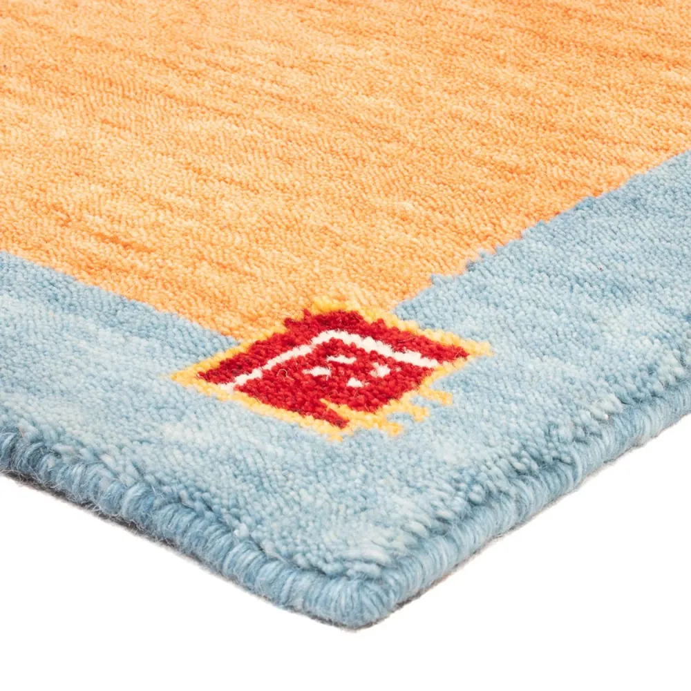 Gabbeh teppe - Indus - 140 x 70 cm - oransje